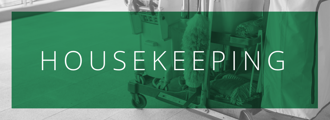 A link to housekeeping products.